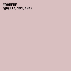 #D9BFBF - Blossom Color Image