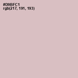 #D9BFC1 - Pale Slate Color Image