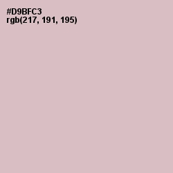 #D9BFC3 - Thistle Color Image