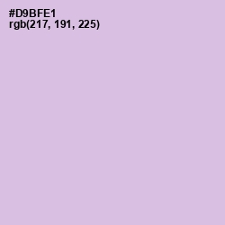 #D9BFE1 - Perfume Color Image