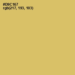 #D9C167 - Tacha Color Image