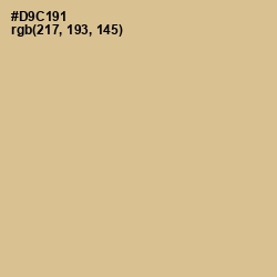 #D9C191 - Brandy Color Image