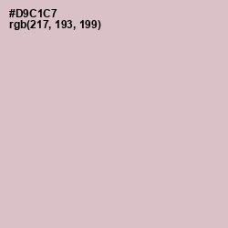 #D9C1C7 - Wafer Color Image