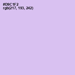 #D9C1F2 - Moon Raker Color Image