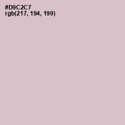 #D9C2C7 - Wafer Color Image