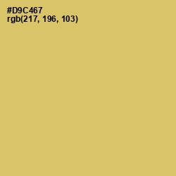 #D9C467 - Tacha Color Image