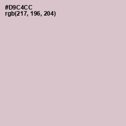 #D9C4CC - Wafer Color Image