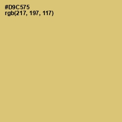 #D9C575 - Chenin Color Image