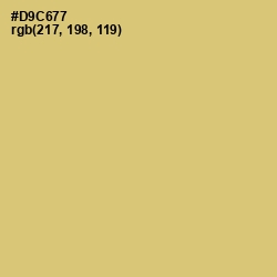 #D9C677 - Chenin Color Image