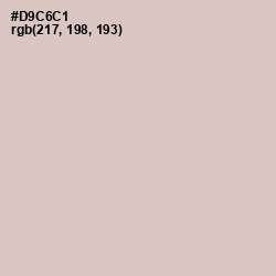 #D9C6C1 - Wafer Color Image