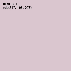 #D9C6CF - Wafer Color Image