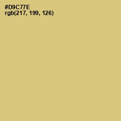 #D9C77E - Chenin Color Image