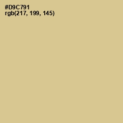 #D9C791 - Brandy Color Image