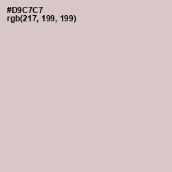 #D9C7C7 - Wafer Color Image