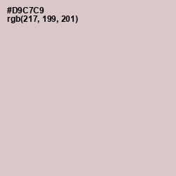 #D9C7C9 - Wafer Color Image