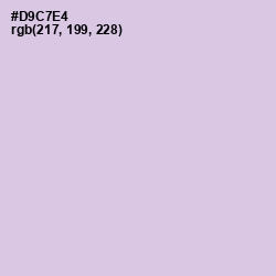 #D9C7E4 - Prelude Color Image