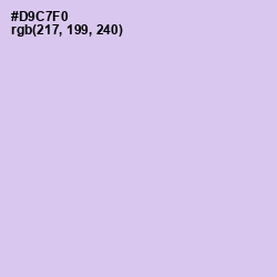 #D9C7F0 - Moon Raker Color Image