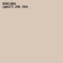 #D9C8B8 - Sisal Color Image