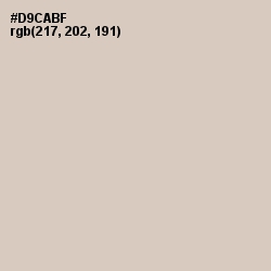#D9CABF - Sisal Color Image