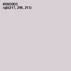 #D9D0D5 - Swiss Coffee Color Image