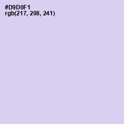 #D9D0F1 - Fog Color Image