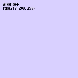 #D9D0FF - Fog Color Image