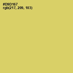 #D9D167 - Chenin Color Image