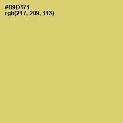 #D9D171 - Chenin Color Image