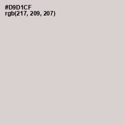 #D9D1CF - Timberwolf Color Image