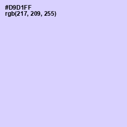 #D9D1FF - Fog Color Image