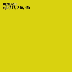 #D9D20F - Bird Flower Color Image