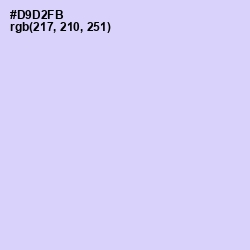 #D9D2FB - Fog Color Image