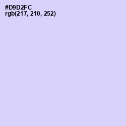 #D9D2FC - Fog Color Image