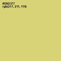 #D9D377 - Chenin Color Image