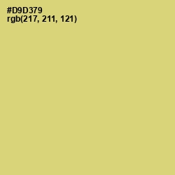 #D9D379 - Chenin Color Image