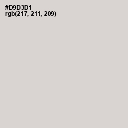 #D9D3D1 - Swiss Coffee Color Image