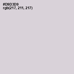 #D9D3D9 - Iron Color Image