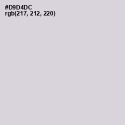 #D9D4DC - Iron Color Image