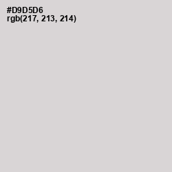 #D9D5D6 - Swiss Coffee Color Image