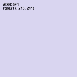 #D9D5F1 - Fog Color Image