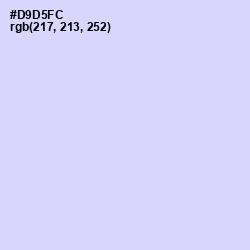 #D9D5FC - Fog Color Image