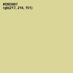 #D9D697 - Winter Hazel Color Image