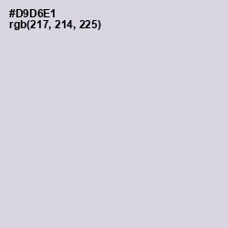 #D9D6E1 - Geyser Color Image