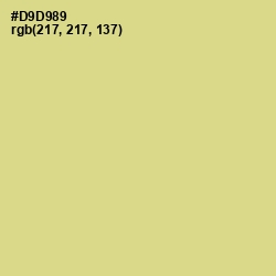 #D9D989 - Winter Hazel Color Image