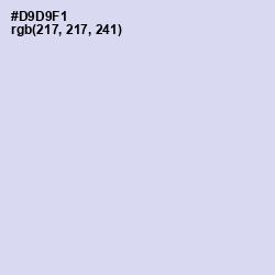 #D9D9F1 - Fog Color Image