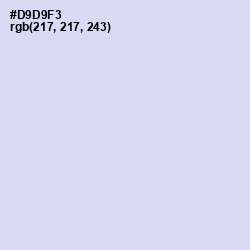 #D9D9F3 - Fog Color Image