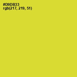 #D9DB33 - Pear Color Image