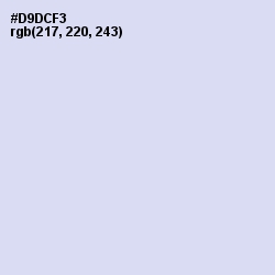 #D9DCF3 - Fog Color Image