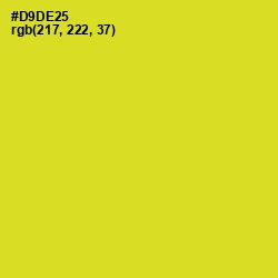 #D9DE25 - Pear Color Image