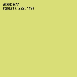 #D9DE77 - Chenin Color Image